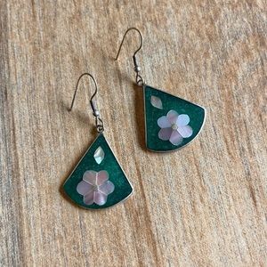 Vintage Mother of Pearl Earrings